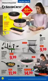 Lidl weekly ad week 34 Page 30: Silvercrest aluminum frying pan €11,99
