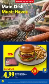Lidl weekly ad week 34 Page 6: Butcher's Specialty fresh ground beef €4,99