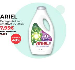 Catálogo PrimaPrix semana 33 Página 6: Ariel detergente lenor amethyst 30 dosis €7,95