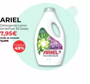 Catálogo PrimaPrix semana 33 Página 6: Ariel detergente lenor amethyst 30 dosis €7,95