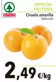Folleto SPAR Página 1: Spar - ciruela amarilla €2,49