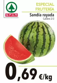 Folleto SPAR Página 3: Spar - sandía rayada €0,69