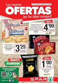 Folleto SPAR Fragadis Página 1: Nestlé - helado extreme red cheesecake €4,99, El valle - patatas supreme €1,00
