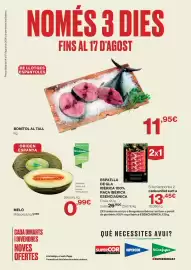 Catálogo Hipercor Página 1: De Llotges Espanyoles bonítol al tall €11,95, El Corte Inglés meló €0,99