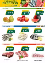 Folleto Masymas semana 33 Página 1: Chuletón de vaca €19,99, Pera ercolina €1,95