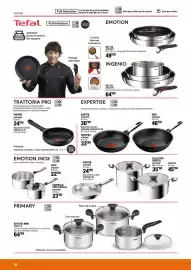Catálogo Optimus Página 14: Primary batería mini €64,95, Tefal sartén €30,50