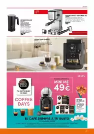 Catálogo Optimus Página 17: Ambit cafetera espresso aroma duo €99,00, Espumador de leche 23042432 €34,95