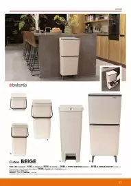 Catálogo Optimus Página 27: Brabantia cubos beige €135,00