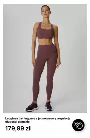 4F gazetka tydzień 33 Strona 7: Legginsy treningowe 4F z jednorazową regulacją długości damskie €179,99