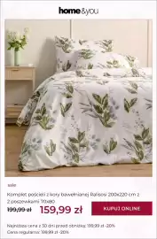 Home&You gazetka tydzień 33 Strona 10: Komplet pościeli z kory bawełnianej Ralisosi 200x220 cm z 2 poszewkami 70x80 €159,99