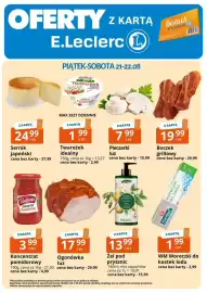 E.Leclerc gazetka tydzień 34 Strona 3: Sernik japoński €24,99, Koncentrat pomidorowy Pudliszki €3,99