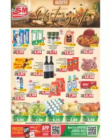 Catálogo Supermercados Mendonça semana 33 Página 1: Leite jussara integral uht 1l €4,99, Patinho bovino kg €42,90