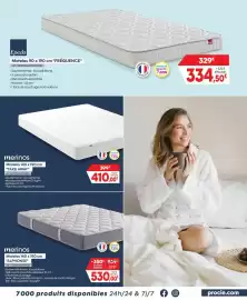 Catalogue Pro&Cie semaine 33 page 5: Epeda Matelas 90 x 190 cm "FRÉQUENCE" €334,50