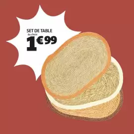Catalogue GiFi page 4: Set de table €1,99