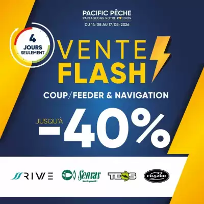 Pacific Pêche (valable jusqu'au 17-08)