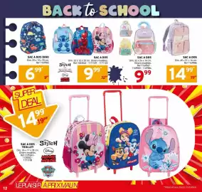 Catalogue Trafic page 12: SAC A DOS €14,99, SAC A DOS €9,99