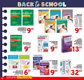 Catalogue Trafic page 14: Le Petit Larousse Illustré €32,44, Le Robert Dictionnaire Poche €9,45