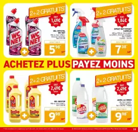 Catalogue Trafic page 19: Carolyn Spray nettoyant €7,38, LA CROIX JAVEL €9,98