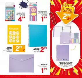 Catalogue Trafic page 3: POCHETTE €1,99, MAESTRO SET DE 5 MEMOS AUTOCOLLANTS €1,99