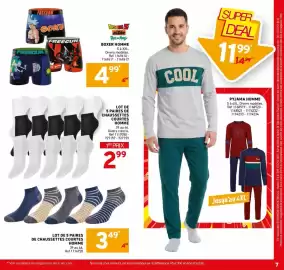 Catalogue Trafic page 31: Chaussettes Courtes Homme €3,49, LOT DE 5 Paires de CHAUSSETTES COURTES HOMME €2,99
