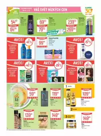 Globus leták týden 34 Strana 28: Always Sensitive dámse vložky €99,90, Curaprox zubní kartáčky €239,90