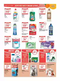 Globus leták týden 34 Strana 39: Gourmet Revelations paštika pro kočky €44,90, Merkur prací gel €99,90