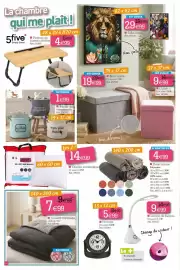Catalogue Kandy page 10: Panier de rangement €1,99, 5five Plateau de bureau pliable €4,99