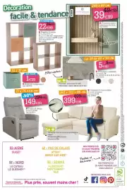 Catalogue Kandy page 13: Canapé lit convertible €399,99, Panneaux adhésifs €5,99