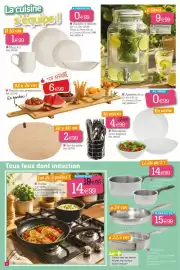 Catalogue Kandy page 4: Poêles €14,99, Set de table €2,99