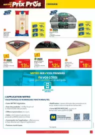 Catalogue METRO page 13: LA MAISON DU FROMAGE Roquefort A.O.P. €14,58, Abondance A.O.P. €13,93