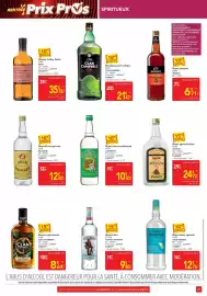 Catalogue METRO page 21: Captain Morgan Rhum blanc €9,80, CLAN CAMPBELL Blended scotch whisky €21,47