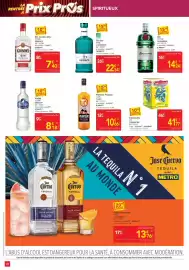 Catalogue METRO page 22: Sorrentini Limoncello €41,77, L'ACROBATE Gin bio €22,54
