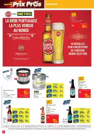 Catalogue METRO page 24: BUD Bière blonde €18,34, FELSGOLD Bière lager/luxe €47,80