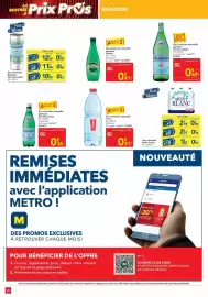 Catalogue METRO page 28: MONT BLANC Eau minérale €1,85, Vittel Eau minérale naturelle €7,35