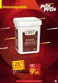 Catalogue METRO page 37: Chef fonds brun lié €9,14