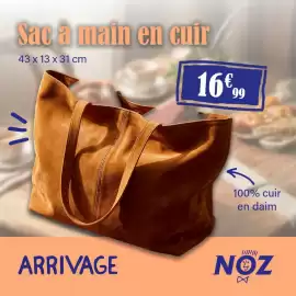 Catalogue Noz page 1: Daim - sac à main en cuir €16,99