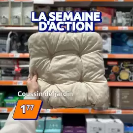 Catalogue Action semaine 33 page 6: Coussin de jardin €1,77