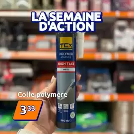 Catalogue Action semaine 33 page 8: Tex - colle polymère €3,33