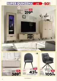Folheto Conforama Página 4: Cadeira giratória bridget €105,99, Cadeira anael €42,99