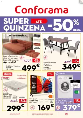 Folheto Conforama (válido até 26-08)