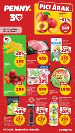 PENNY akciós újság hét 34 Oldal 1: Csemege-kukorica €159,00, Red Jonaprinse alma €299,00