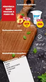 PENNY akciós újság hét 34 Oldal 10: Milkeria görög joghurt €265,00, Őszibarack €549,00