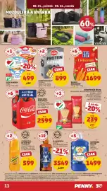 PENNY akciós újság hét 34 Oldal 15: Aranykosár tészta €239,00, Coca-Cola multipack €2.599,00