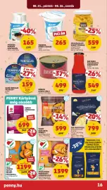 PENNY akciós újság hét 34 Oldal 20: Penny burgonya-krokkett €599,00, Fagylakoma sajttal töltött pulykamell €1.199,00