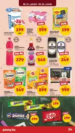 PENNY akciós újság hét 34 Oldal 28: Farmer frissföl €199,00, Parmalat gyümölcs-joghurt €399,00