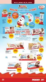 PENNY akciós újság hét 34 Oldal 29: Kinder bueno white €799,00, Kinder Country €999,00