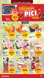 PENNY akciós újság hét 34 Oldal 8: Kedvenc Hentese Kockázott Sertés Zsírszalonna €1.199,00