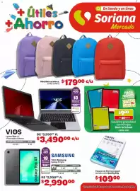 Folleto Soriana Mercado Página 1: Back to School Cuaderno profesional €900,00, Quality Day papel multifuncional €109,00