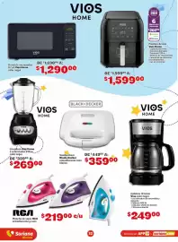 Folleto Soriana Mercado Página 13: Vios Home Horno de microondas €1.290,00, Vios cafetera 12 tazas €249,00