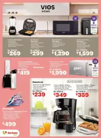 Folleto Soriana Híper Página 18: Oster Microondas 1.1 €1.990,00, Black + Decker Cafetera €349,00